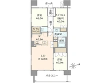 【東京都/荒川区町屋】東京ラ・クラシア 間取り図