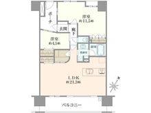 【東京都/足立区東和】トーキョーガーデンスイート 間取り図