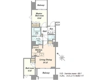 【東京都/文京区西片】ブリリア文京西片 間取り図