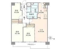 【東京都/足立区本木北町】ル・アール西新井 間取り図