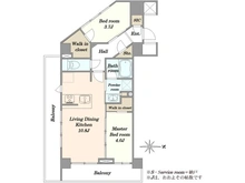 【東京都/墨田区墨田】シティインデックス墨田 間取り図