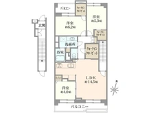 【東京都/文京区関口】プラザ江戸川橋 間取り図