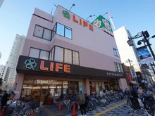【東京都/台東区松が谷】プラウド上野松が谷 ライフ浅草店（現地より約380m）