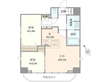 【東京都/千代田区神田猿楽町】ガーラ・ヴィスタ水道橋 間取り図