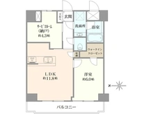 【東京都/文京区千駄木】千駄木リリエンハイム 間取り図