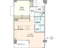 【東京都/新宿区西早稲田】フォレステージ西早稲田 間取り図