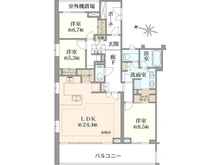 【東京都/文京区本郷】本郷パークハウス　ザ・プレミアフォート 間取り図