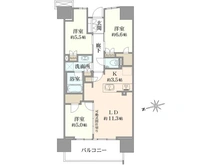 【東京都/豊島区高田】ブリリアシティ西早稲田 A棟 間取り図