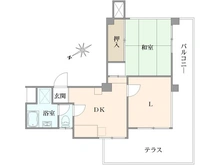 【東京都/渋谷区恵比寿南】渋谷原町アビタシオン 間取り図