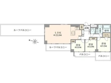 【東京都/文京区大塚】マンション小石川台 間取り図