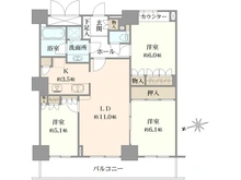 【東京都/荒川区東日暮里】リーデンスタワー 間取り図