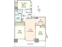 【東京都/台東区雷門】ライオンズグローベル浅草雷門 間取り図