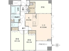 【東京都/台東区三筋】アクシルコート浅草蔵前 間取り図