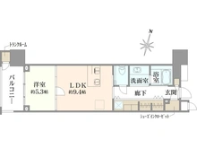 【東京都/千代田区神田多町】プラウド神田 間取り図