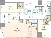 【東京都/千代田区三番町】パークコート ザ・三番町ハウス 間取り図