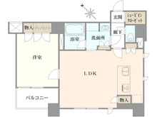【東京都/中央区月島】レガリス月島ベイサイドコート 間取り図