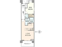 【東京都/新宿区高田馬場】パークシティ高田馬場 間取り図