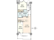 【東京都/新宿区高田馬場】パークシティ高田馬場 間取り図