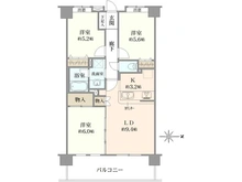 【東京都/足立区六月】日神パレステージ竹ノ塚第2 間取り図