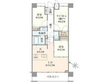 【東京都/足立区東和】ランドステージ亀有ヴェレスタ 間取り図
