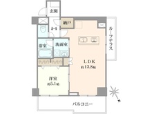 【東京都/文京区千駄木】朝日動坂マンション 間取り図