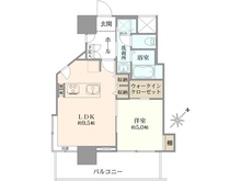 【東京都/新宿区中落合】ルクシェール新宿中落合 間取り図