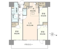 【東京都/港区港南】リビオタワー品川 間取り図