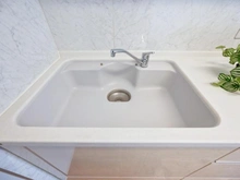 【埼玉県/蕨市中央】ワコー第2蕨マンション キッチン：シンク