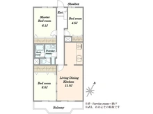 【埼玉県/志木市館】志木ニュータウン南の森壱番街 15号棟 間取り図