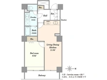 【埼玉県/川口市川口】リプレ川口一番街 6号棟 間取り図
