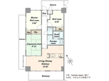【埼玉県/川口市本町】日神パレス川口 間取り図