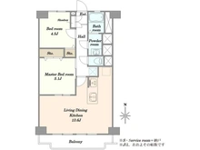 【埼玉県/川口市並木】川口サマリヤマンション 間取り図