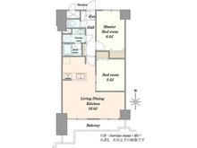 【埼玉県/川口市朝日】ライオンズガーデン川口 間取り図