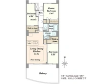 【埼玉県/川口市飯塚】ライオンズプラザ川口 間取り図