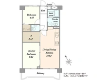 【埼玉県/川口市川口】中銀川口マンシオン 間取り図