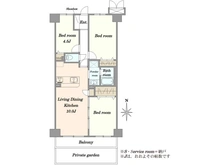 【埼玉県/川口市北原台】モア・ステージ東川口 間取り図