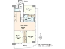 【埼玉県/川口市並木】セピアコート並木 間取り図