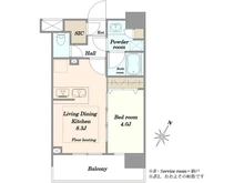 【埼玉県/蕨市中央】シティインデックス蕨駅前 間取り図