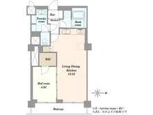 【埼玉県/戸田市下戸田】三栄わらびハイツ 間取り図