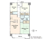 【埼玉県/川口市東川口】東川口第五サニーコート 間取り図