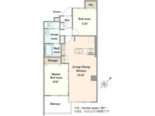 【埼玉県/川口市本町】クレール川口 間取り図