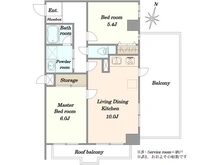 【埼玉県/川口市南町】ライオンズマンション川口西 間取り図