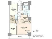 【埼玉県/川口市飯塚】ソルクレスト川口ザタワー 間取り図
