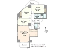 【埼玉県/川口市飯塚】シャインノーブル川口リバーパーク 間取り図