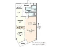【埼玉県/川口市芝】ブランシール蕨 間取り図