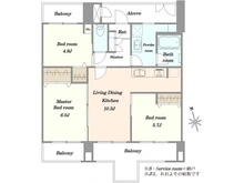 【埼玉県/戸田市大字新曽】日神パレステージ戸田 間取り図