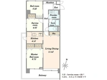 【埼玉県/川口市幸町】ハイツ川口幸町 間取り図