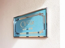 【埼玉県/草加市瀬崎】セザール谷塚 マンション表札