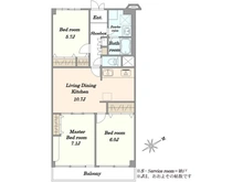 【埼玉県/川口市末広】エクセレンス川口 間取り図