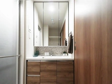 【埼玉県/川口市並木元町】ファインスクェア川口 洗面室：※家具調度品等は販売価格に含まれておりません